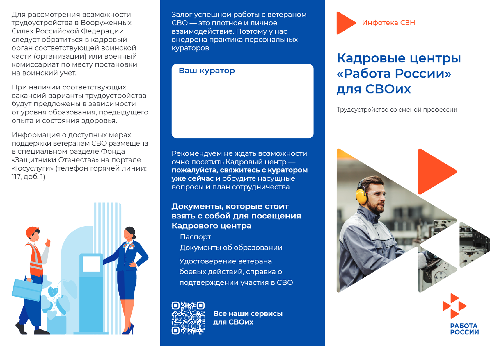 Трудоустройство со сменой профессии