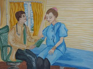 Рисунок Дарины Ивахненко, г. Тайшет